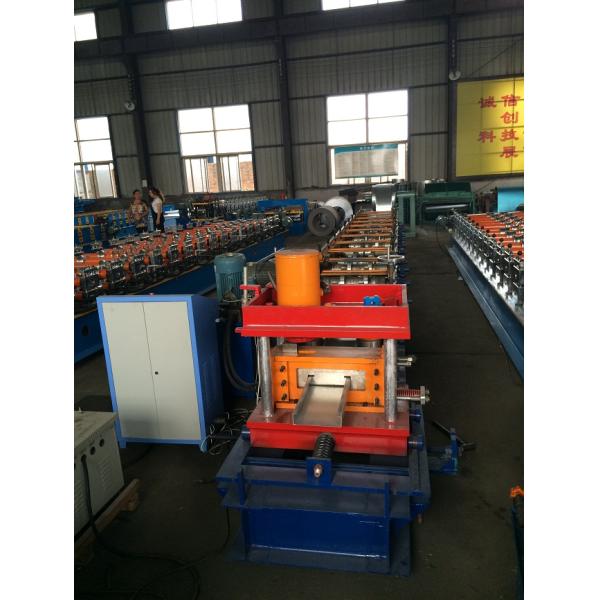 Galvanized Steel Profile Sheet Roofing Machine , Reliable C Z Purlin Making Machine