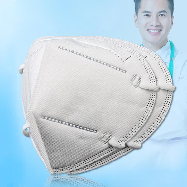 5 Layer KN95 Respirator Mask Fabric Non Woven Breathing Dust Proof Protection
