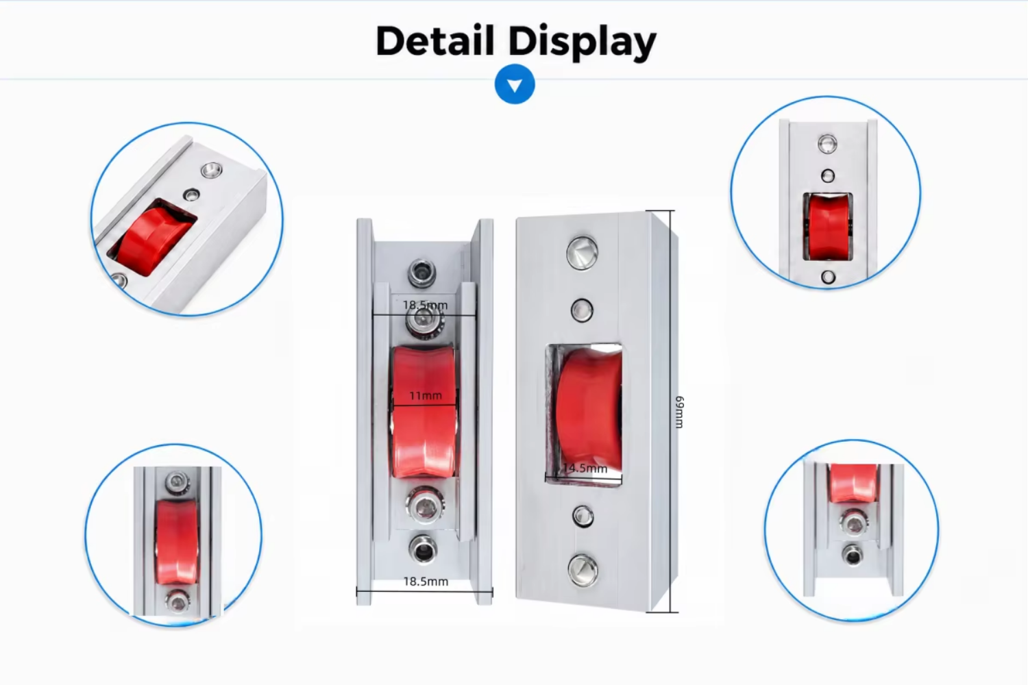 Factory Direct OEM ODM Customized Sliding Door Roller and Window Roller with Low MOQ for Wholesale