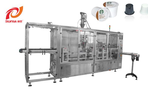 Double Lanes 6000pcs/Hour 25L K Cup Filling And Sealing Machine