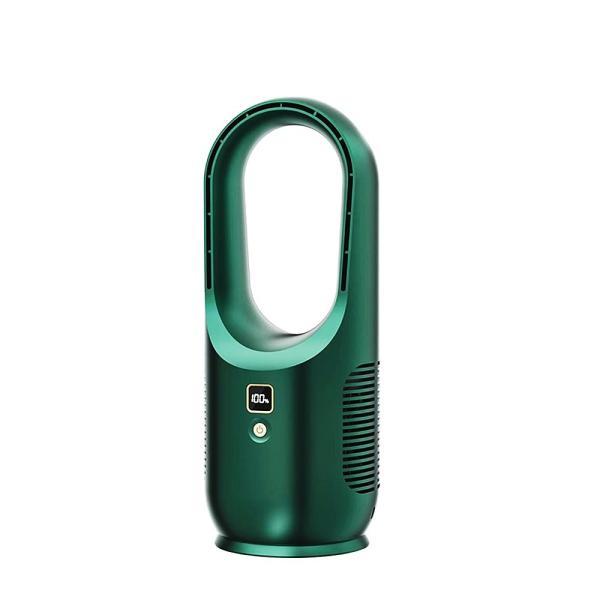 Rechargeable Desktop Bladeless Fan with Battery Power Source 145*145*370MM Dimensions