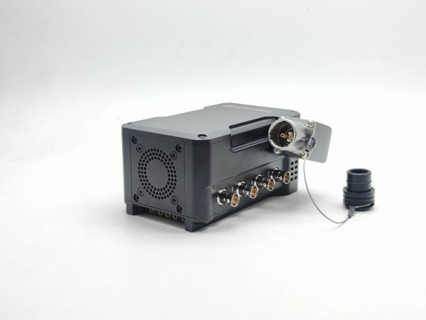 V-mount 12G SDI Fiber Optic Box with PGM