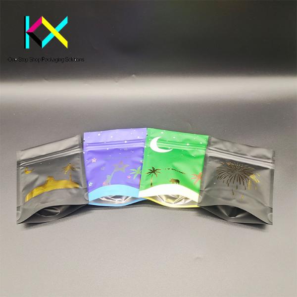 Hot Stamping Custom Food Packaging Bags Moisture Proof Aluminium Foil Standing Pouch