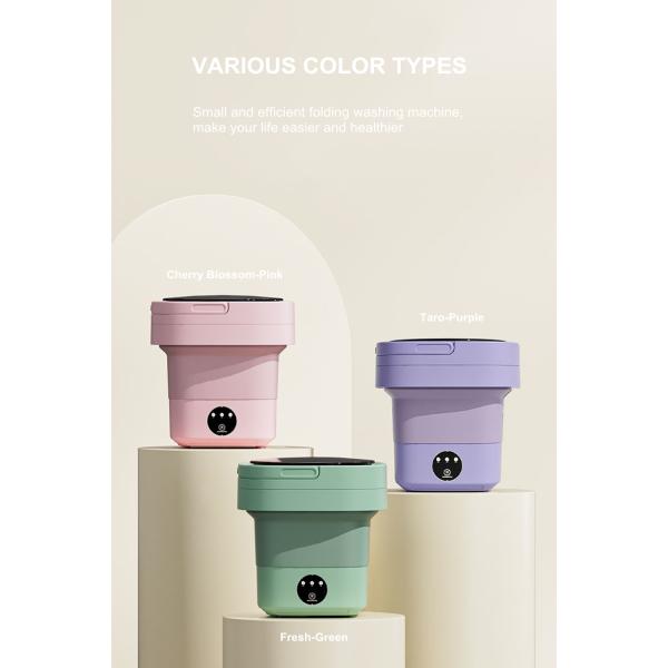 Plastic Tub Fully-automatic Portable Mini Folding Washing Machine for Underwear Socks