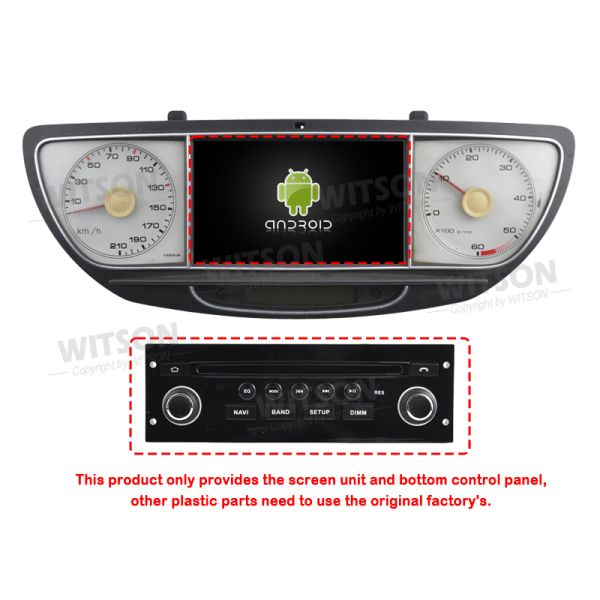 7 Screen OEM Style without DVD Deck For Peugeot 807 CITROEN C8 2002-2014 Car Multimedia Stereo GPS CarPlay Player