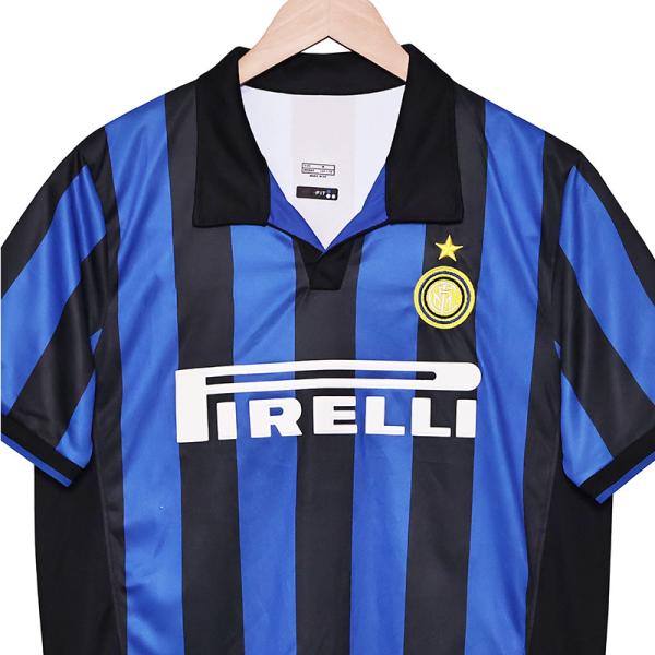 Classic 1998-1999 Season Inter Milan Home Jersey Retro Replica Quick Drying