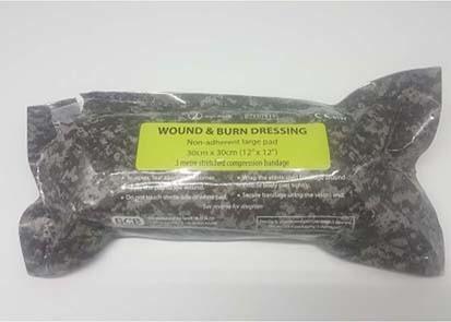 Trauma Elastic Bandage Wrap EO Sterilization With Dressing Breathable Fabric