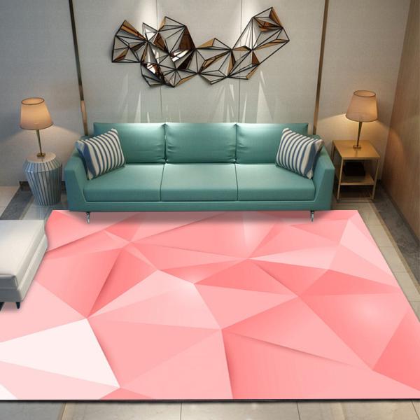Bestselling Aesthetic 3D Geometric Figure Printed Artistic Living Room Carpet Hotel Area Rugs Customized Size