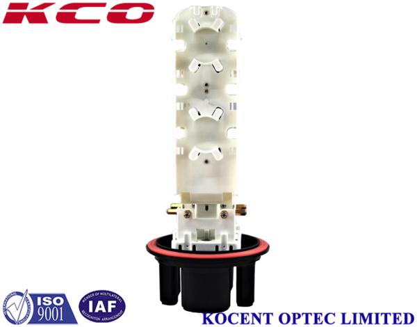 Water Proof IP68 Optical Fiber Enclosure 1 X 64 Splitter Splice 288 Cores