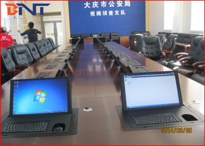 Pubilc Security Bureau Project , Flip Up Screen Electrical Lift Integrated 19 Screen
