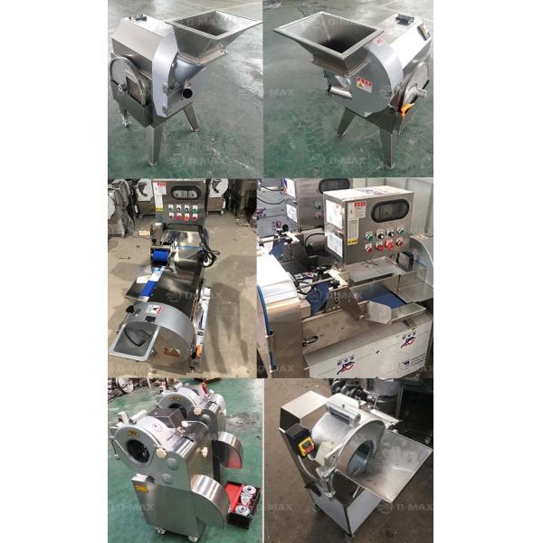 Electric Vegetable Dicer in Vegetable Processing Plant Cut Potatoes Carrots Asparagus and More