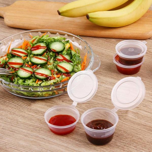 Чашка 2.5g соуса PP Multi качества еды цели пластиковая устранимая