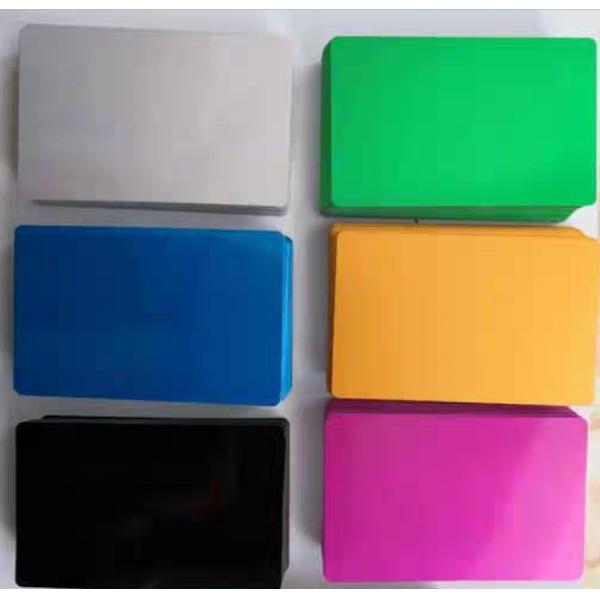 Metal Blank Business Gift Cards / 0.2mm Thickness Anodized Aluminum Cards