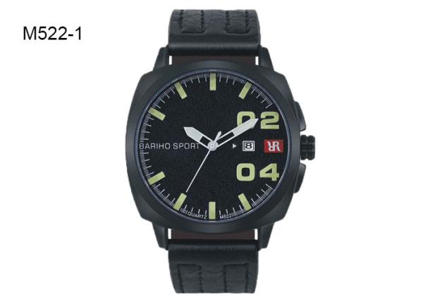 BARIHO Men's Quartz Watch Relojes Water Proof Casual Luminous Wrist Watch M522