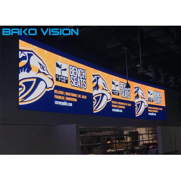 Front service P3 Indoor Fixed Led Display with Kinglight Leds for Shopping mall