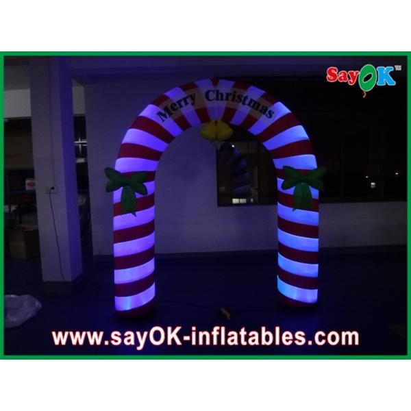 9 Feet Holiday Decotations Lovely Inflatable Christmas Arch With Led Lights