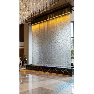 Stainless Steel Water Mesh Curtain Decorative Metal Waterfall Screen For Indoor Outdoor