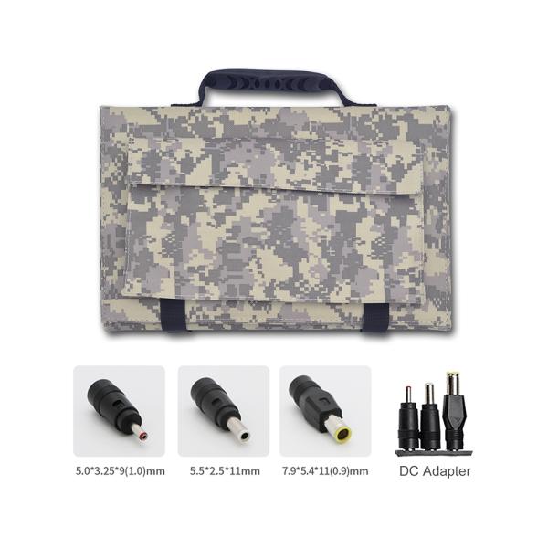 Foldable And Portable 50W Monocrystalline Solar Panel With USB Port Charging