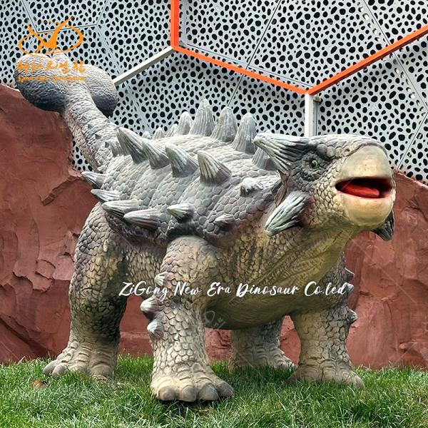 Modelo de dinosaurio animatrónico de espinosaurio impermeable con estructura de acero