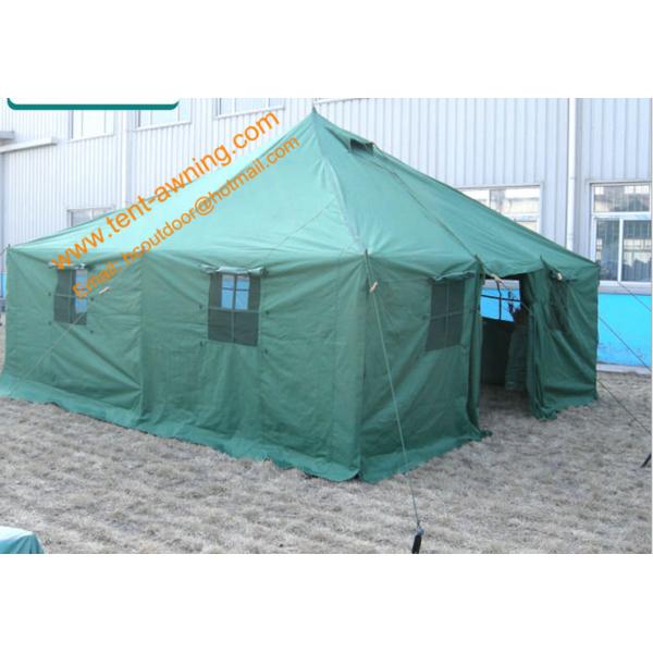 UV Resistance Military Canvas Tents Pole-style Galvanized Steel Waterproof  Military  Camping Tent