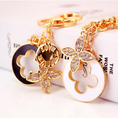 Diamond Designer Key Rings For Women ODM Available 16mm Thick