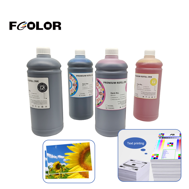 FCOLOR New Arrival HP70 UV Dye Ink Water Based Compatible Refill Ink for HP Designjet Printers Z3200 for Digital Printing
