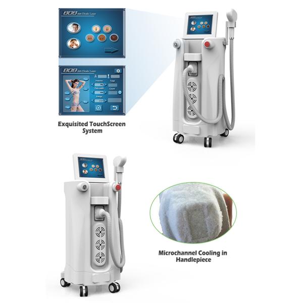 Popular Powerful Germany Tec 2015 new design 808nm diode laser hair removal machine