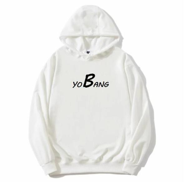 OEM Skateboard Clothing White Hoodie With Logo Print