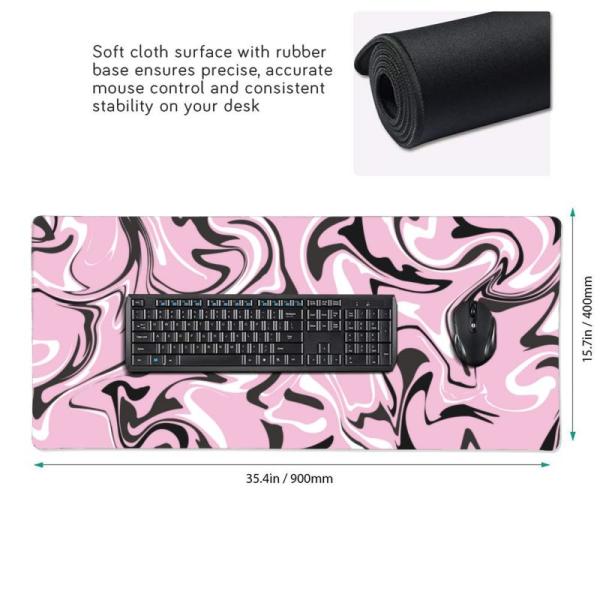 CMYK Sublimation Printing Soft Mousepad Natural Rubber Game Pad for Laptop/Desktop