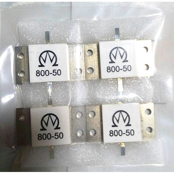 RF Resistor Dummy Load Resistor with -55℃~ +125℃ Operating Temperature 1.2~1.3 Standing Wave Ratio and Copper Nickel Plated Flange Mount