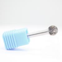 Pièces de broyeur à matrices en acier tungstène rotatif en carbure en forme de boule de fichier de coupe de 5/16