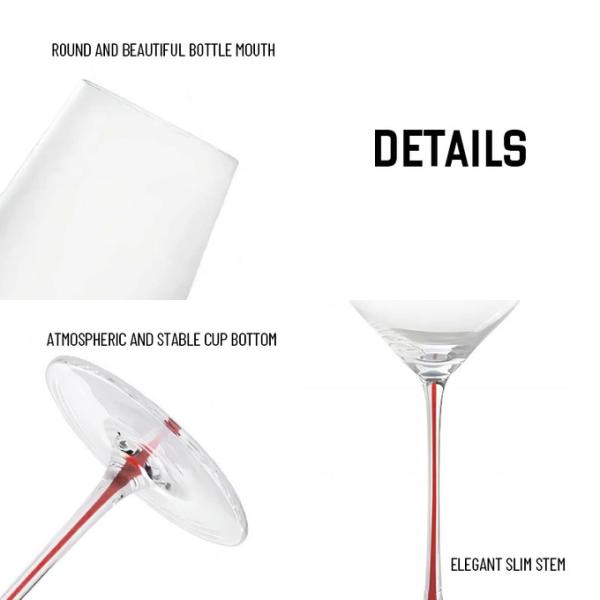 Custom 400Ml Clear Red Wine Glass Cup for wedding Wine Glass Goblet Yeti Wine Glass