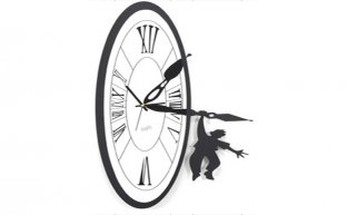 70 * 30 * 3cm Acrylic Cover Wrought Iron Wall Clocks CK027 