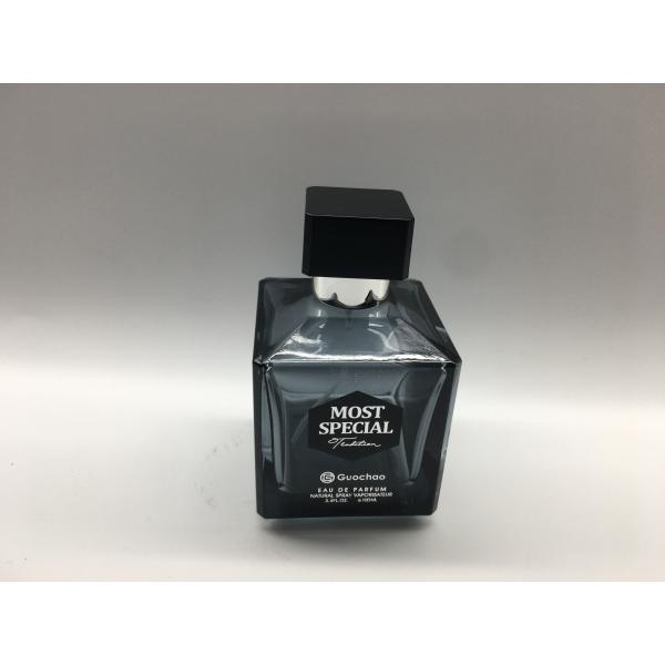 Гальванизируя УЛЬТРАФИОЛЕТОВАЯ стеклянная крышка квадрата 50ML флакона духов Refillable