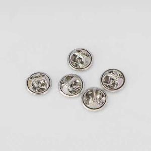 Customized Butterfly Clutch Back Pin with 8mm Length and Nickel Plated Brass for Lapel Pins