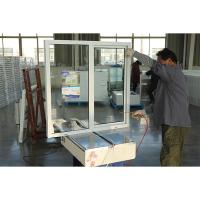 Área de recepción Ventana corredera de UPVC con vidrio congelado Privacidad Remplazo barato Ventana corredera de UPVC para renovación del hogar