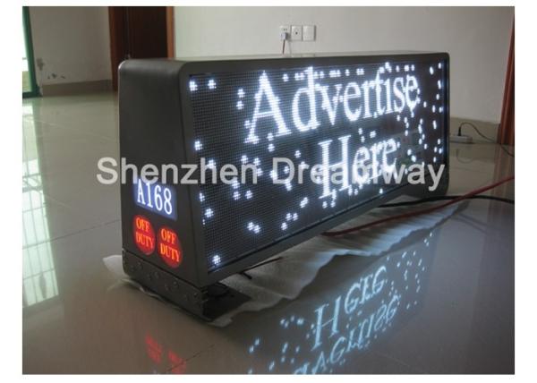 P5 RGB SMD 3528 Outdoor Taxi LED Display Double Side Advertising For GIF SWF Animation