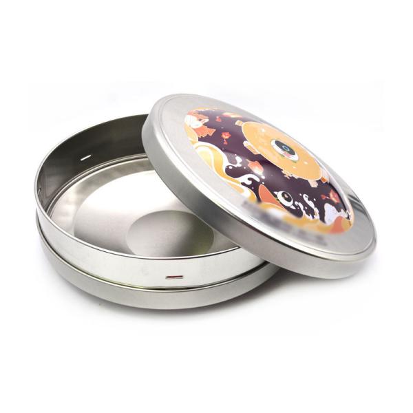 2024 Hot Sale Custom Bespoke Gift/Food/Chocolate Metal Packaging Case Round Biscuit Cookie Tin Can Box