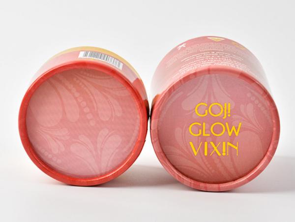 Cartucho rígido 30ml do cilindro da folha de ouro para o empacotamento cosmético