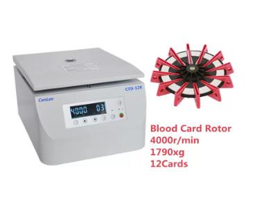 Do cartão sem escova do sangue da movimentação do motor da C.C. do modo de RCF/PRM centrifugador médico das amostras do plasma de sangue dos centrifugadores
