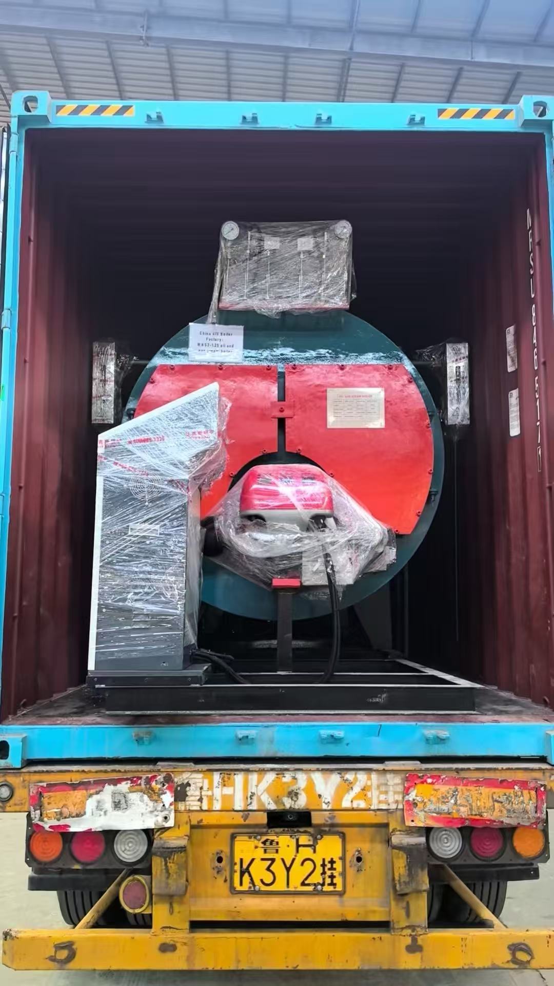 30Ton Three Pass Fire Tube Industrial Steam Boiler High Efficiency