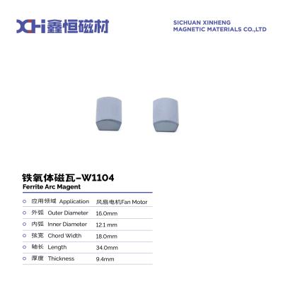 Strong Magnetic Ringv Sintered High Temperature Ferrite Magnets For Fan Starter Motors W1104