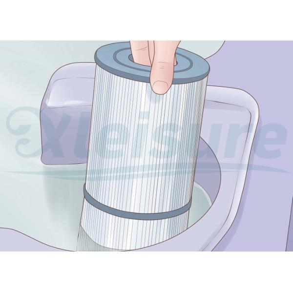 Washable Hot Spa Filter Cartridge , Hot Tub Filter , Swim Spa Filter Unicel C-4607