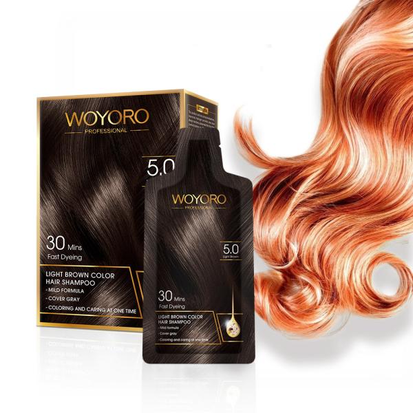 Black Permanent Dye Hair Color Shampoo  15ml Oxidant Quick