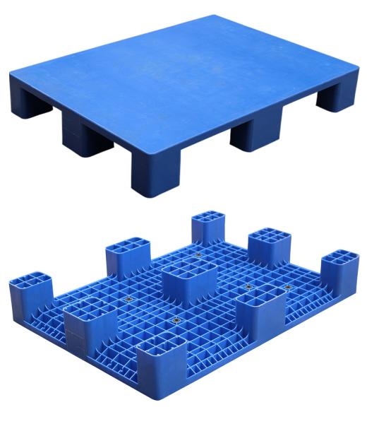 Heavy Duty Industrial Plastic Pallets 1100×800×140mm / Nine Foot Flat Plastic Tray
