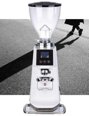 Professional Italian Commercial Burr Coffee Grinder Full Touch LCD Display