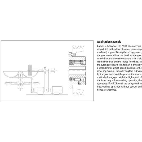 FBF 24 Indexing Freewheel Sealed Sprag Cam Clutch Bearing
