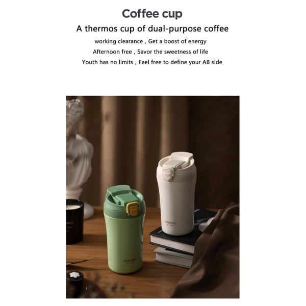 2023 Outdoor Travel Essential Double-Layer Stainless Steel Vacuum Thermos with Handle
