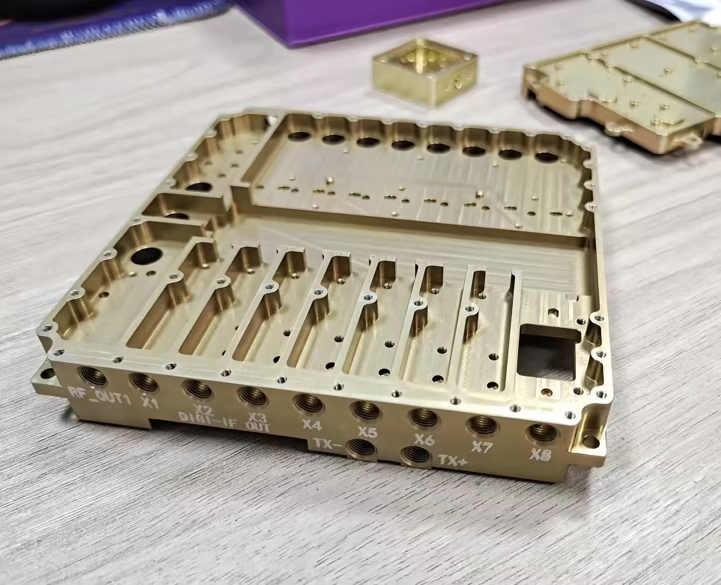 CNC precision machining of communication components