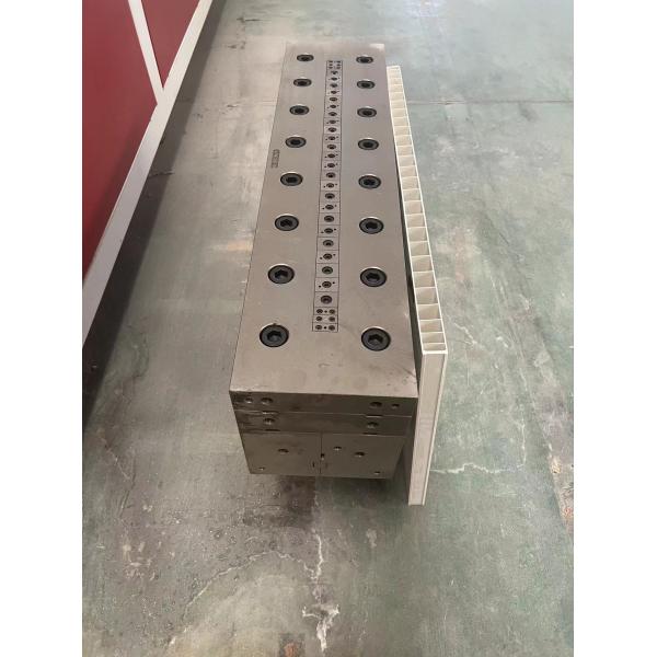 Silver PVC Plastic Extrusion Die / Calibrator / Moulding Head with 1 Mould Cavity